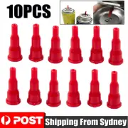 10PCS Reusable Inflatable Head For Cigarette Lighter Fill Butane Gas Adapter AU