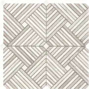 Emser Tile M05ALLU1212MPL Alluro - 12" x 12" Square Basketweave