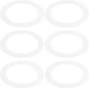 uxcell Goof Rings for 5-6" Inch Recessed Can Lighting Down Light, 6 Pcs Metal Goof Trim Rings Cover, Outer Diameter 8.07-inch, Inner Diameter 5.85-inch, Matte Finish White，Flush Mount