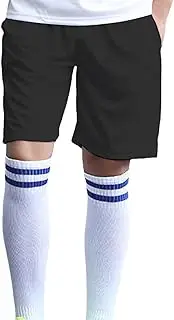 [Generic] Mens Athletic Big and Tall Sports Shorts Running Fitness Breathable Five Points Casual Pants Yoga Men Swimming Compression Walking Trousers Short Leg Stretch Work Trousers
