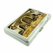 Pirate Treasure D6 Cigarette Case with Built in Lighter Metal Wallet