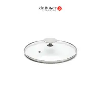 在飛比找PChome24h購物優惠-de Buyer 法國畢耶 不鏽鋼蓋頭耐熱玻璃鍋蓋18cm