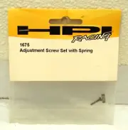 HPI 1675 adjust screw set w/spring NITRO STAR 15FE ENGINE and 18SS ENGINES NEW