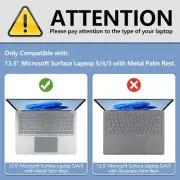 13.5" Microsoft Surface Laptop 5/4/3 with Metal Palm Rest for Model 19 Case for
