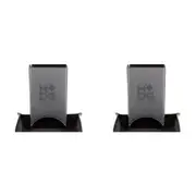 2x Fanroll by Metallic Fold Up Leather RPG Dice Tower Tray Storage Box Black