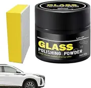 Glass Scratch Remover | Powder Detergent Window Cleaner Glasses Scratch Remover | Windshield Polish, Car Glass Cleaning Powder for Home Glass, Shower Doors