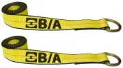 B/A Products 2" wide D-Ring Tow Truck Wheel Lift Strap. TWO PACK.