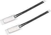 uxcell KSD9700 Thermostat, 45°C Normally Open Temperature Switch Thermal Switch, N.O 5A Metal Temperature Controller 2pcs