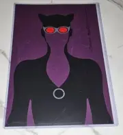 DC Comics Catwoman Negative Space 11 X 17 Print Signed By John Beatty W/ COA