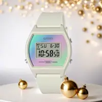 在飛比找PChome24h購物優惠-CASIO 卡西歐 粉彩漸層電子錶 女錶(LW-205H-8