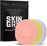 SKIN GRIP Medtronic Guardian, Freestyle Libre, Enlite Adhesive Overpatches [20-Pack] | Pre-Cut CGM Patches| Premium Constant Glucose Monitor Protection for Diabetics | Waterproof Tape