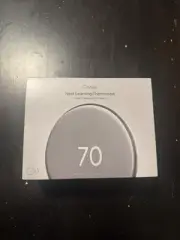 Google Nest Learning Thermostat (4th Gen) - Polished Silver