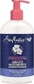Shea Moisture Sugarcane Extract And Meadowfoam Seed Miracle Multi-Benefit Conditioner 384 ml