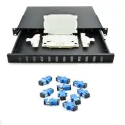 Fiber Optic Patch Panel,12 Port Rackmount, SC SIMPLEX - 52001