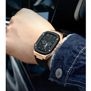 橡樹AP改裝錶帶 適用 Apple watch錶帶 S8 7 SE 6 5 代保護殼 矽膠錶帶44mm 45mm