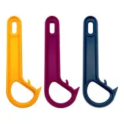 Easy Ring Pull Can Jar Tab Opener Top Lifter Helper Sturdy PP Rubber Grip