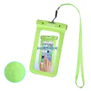 RH13 1pc 5.5" Waterproof Phone Case Underwater Drift Diving Swimming Phone Pouch For iPhone Samsung Xiaomi Huawei-Green