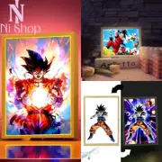 DRAGONBALL Z GOKU Light Box Manga Night Light Frame Decor Lamp Gift Multi Colour