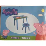 PEPPA PIG粉紅豬小妹學習桌椅組