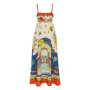 [ALEMAIS] Surrealist Summer Sundress