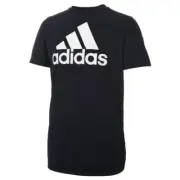 Kids adidas Climalite Badge of Sport Performance Tee - Black Medium
