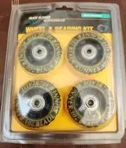 Rollerblade Blade Runner Pro 2500 Yellow Wheel & Bearing Kit 70mm