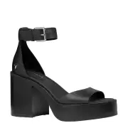 BITTEN BLACK PLATFORM HEELS