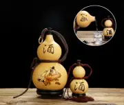 Natural Gourd Drinking Bottle Wine Water Cup Old Calabash Home Decor Bday Gift