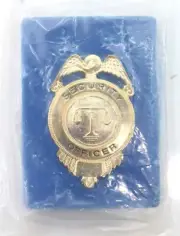 Gemsco Metal Security Officer Badge Silver Justice Scales