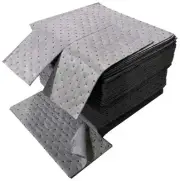 Spilfyter Ds-72 Sorbents, 24 Gal, 16 In X 18 In, Universal, Gray, Polypropylene
