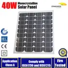 12V 40W MONO SOLAR PANEL GENERATOR CARAVAN BOAT BATTERY CHARGING POWER 40WATT