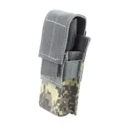 Molle Flashlight Pouch Holster Knife OC Spray Bag Utility Tool ACU
