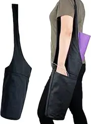 Yoga Carrying Bag | Long Carrier Strap Tote with Pockets,Pilates Gym Bag, Holds More Yoga Accessories, Fashionable for Woman Man