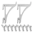10Pcs Freezer Shelf Clip Hook Refrigerator Support Clamp Freezer Support Hook