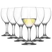 6x LAV 205ml Empire White Wine Glasses Party Cocktail Drinking Glass Goblet Set