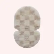 The Pram Puff - Coconut/Cream Check by Mini Motif | the memo