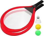 BCOATH Racketball Ball Racket for Boys and Girls Badminton Rackets Set Outdoor Tennis Toy Parent-boy Girl Interaction Material