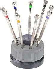 Angoily 9pcs Screwdriver Repair Tool Screw Drivers Watchmaking Tool Stubby Screwdriver Flat Screwdriver Torque Glasses Screwdriver Precision Screwdriver Phone Repair Kit Screwdriver Stand