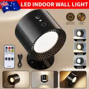 Modern LED Wall Light Wall Mounted Reading Lights Wall Sconce Lamp Rechargeable