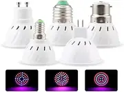 LED Bulb E27 E14 GU10 MR16 B22 220V Hydroponic Growth Lamp 3w 4w 5w Full Spectrum Flower Plant Hydroponic Growth Lamp(E27,220V_4W 60LED)
