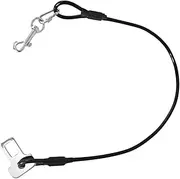 Chew Proof Pet Seat Belt - Dog Car Restraint, Dog Safety Harness | Heavy-Duty Dog Car Seat Belt, Coated Steel Rope Adjustable Pet Restraint Clip, Secure Small and Large Dogs Seat Belt for Vehicles