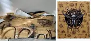 Baldur's Gate 3 Mind Flayer Light Throw Blanket Figure Dungeons & Dragons D&D