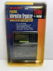 SHARP Wizard OZ-630 Black 256 KB Pocket Personal Information Organizer Backlight