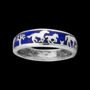 Horseback Rider Ring • Equestrian Design • Navajo Handmade • Native American...