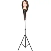 Adjustable Mannequin Head Tripod Stand for Wigs with Carry Bag