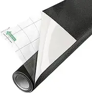 FEOMOS Total Blackout Window Film with Heat Resistant White Side Static Cling 100% Light Blocking Glass Films Cover Room Darkening Romoval 23.6x118 inches