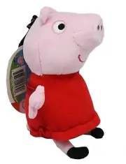 Nickelodeon Nick Jr. Peppa Pig Coin Pocket Plush 7" Keychain Backpack plush-New