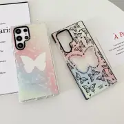 Cartoon Butterfly Pattern Phone Case Cover For Samsung Galaxy S23+ S21 S20 Ultra