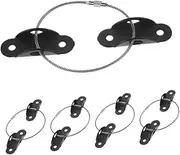 CRILSTYLEO Dresser Wall Safety Anchor 5 Sets Furniture Secure to Wall Proofing Cabinet Anchors for Boys and Girls