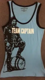 Small Captain Morgan Shirt %100 Cotton